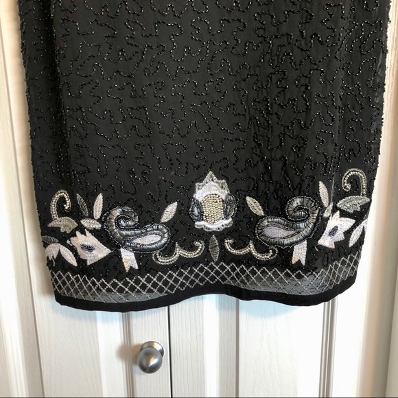 CHASE7 beaded black dress - Picture 3 of 4